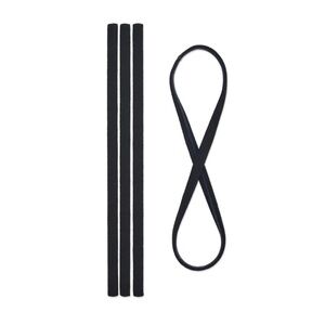 Scunci All Day Hold No Slip Grip Black Elastic Headbands 4 Pack NWT